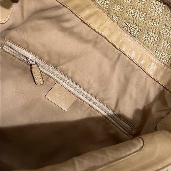 Gucci Jackie Piston Lock Tan Leather Shoulder Bag - Picture 10 of 15